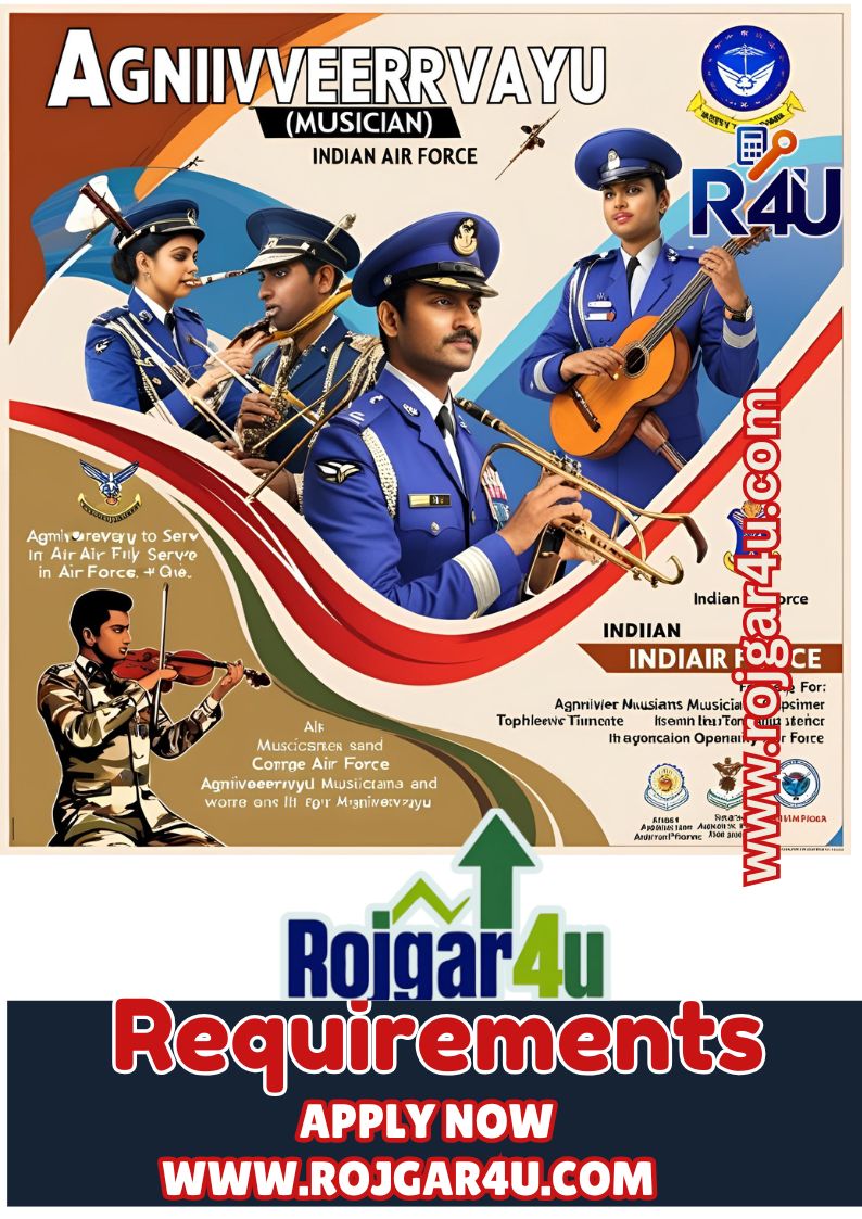 GOLDEN CHANCE FOR YOUNG MUSICIAN - Agniveervayu (Musician) in the Indian Air Force (IAF) -