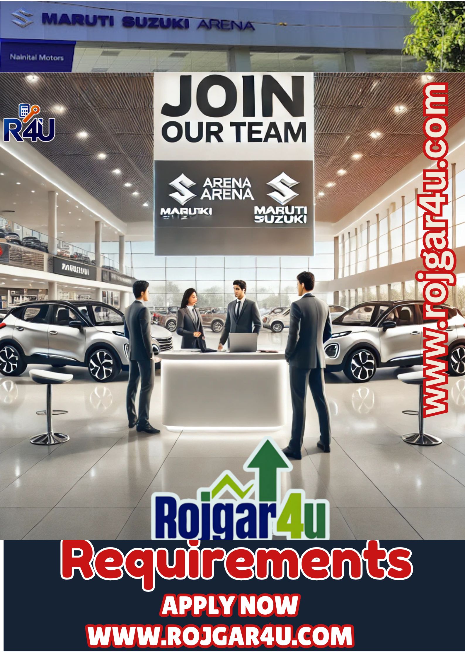 Golden Chance to Join Maruti Suzuki at Nainital Motors, Haldwani, Hurry Apply Fast - Limited Seats! Relationship Manager cum Sales Executive की आवश्यकता!