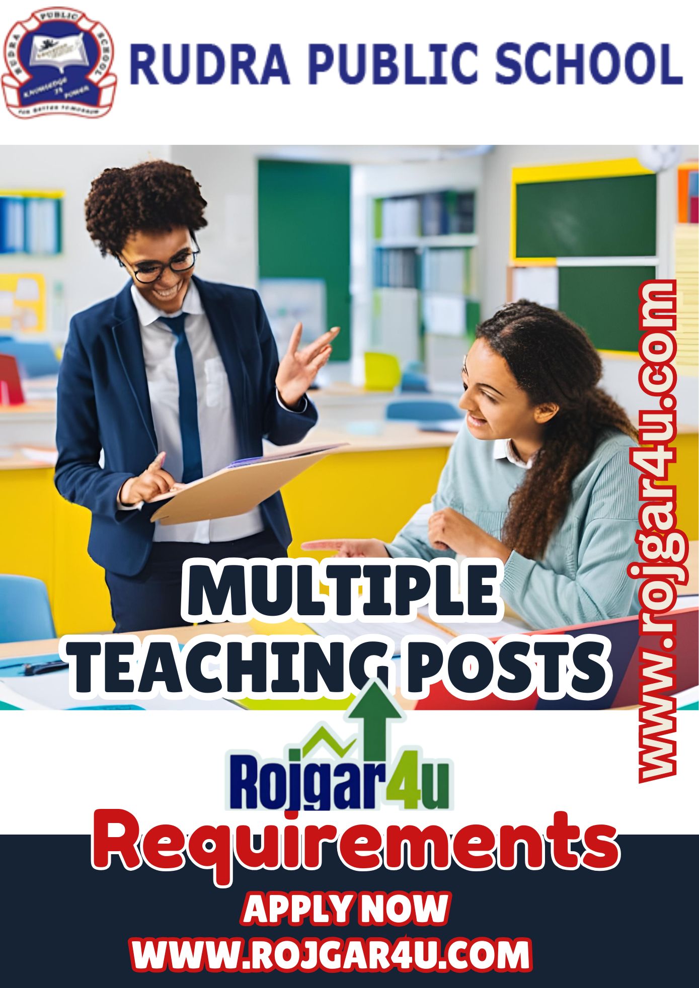 Multiple PGT Teachers and Female PTI required at Rudra Public School, , Uttarakhand