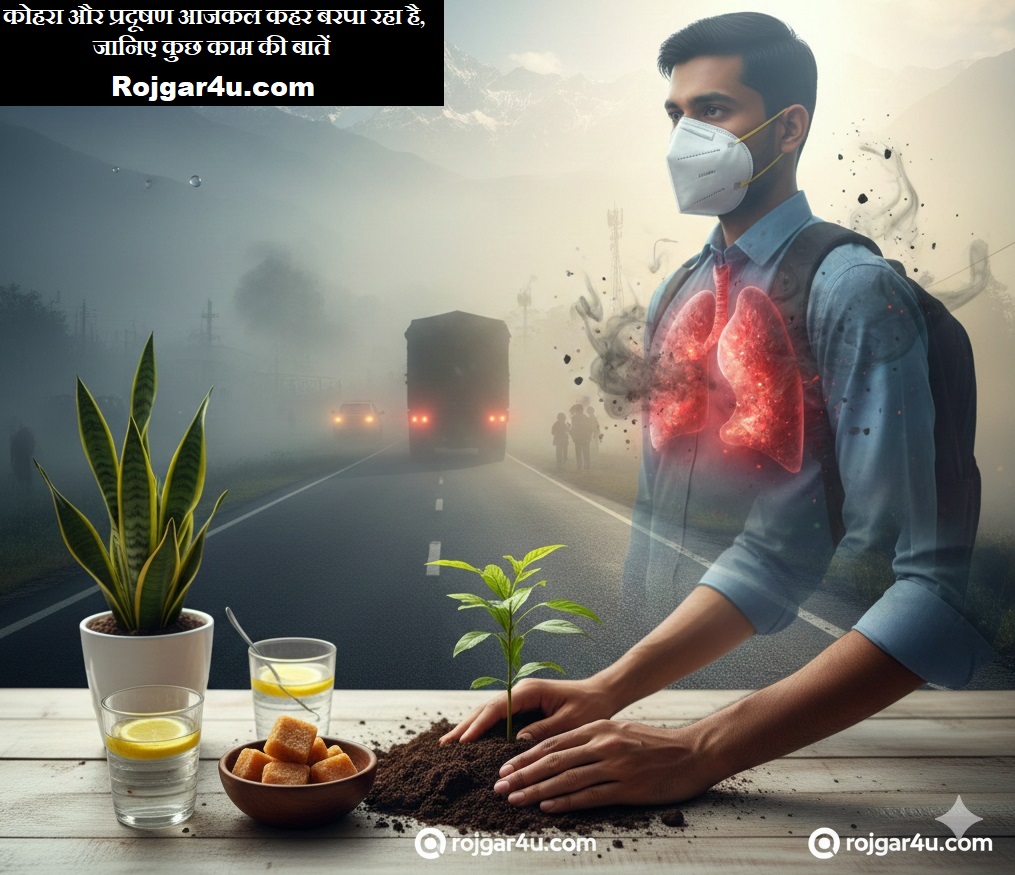 कोहरा और प्रदूषण आजकल कहर बरपा रहा है, जानिए कुछ काम की बातें