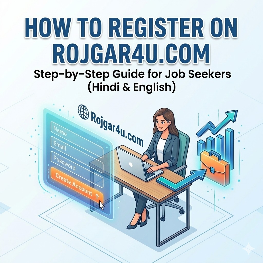 Rojgar4u.com पर रजिस्ट्रेशन कैसे करें? | Step-by-Step Guide 2026