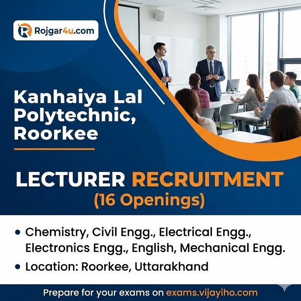 Lecturer (Mechanical Engg.) at Kanhaiya Lal Polytechnic in Roorkee image
