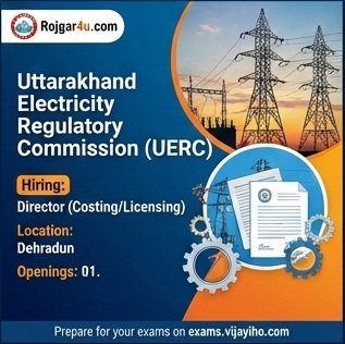 Director (Costing/Licensing) at Uttarakhand Electricity Regulatory Commission in Dehradun image