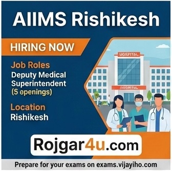 Deputy Medical Superintendent at AIIMS Rishikesh in Rishikesh image
