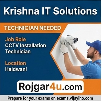 CCTV Installation Technician at Krishna It Solutions in Haldwani image