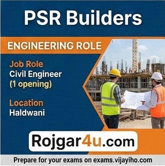 Civil Engineer at PSR Builders and Construction Co. in Haldwani image