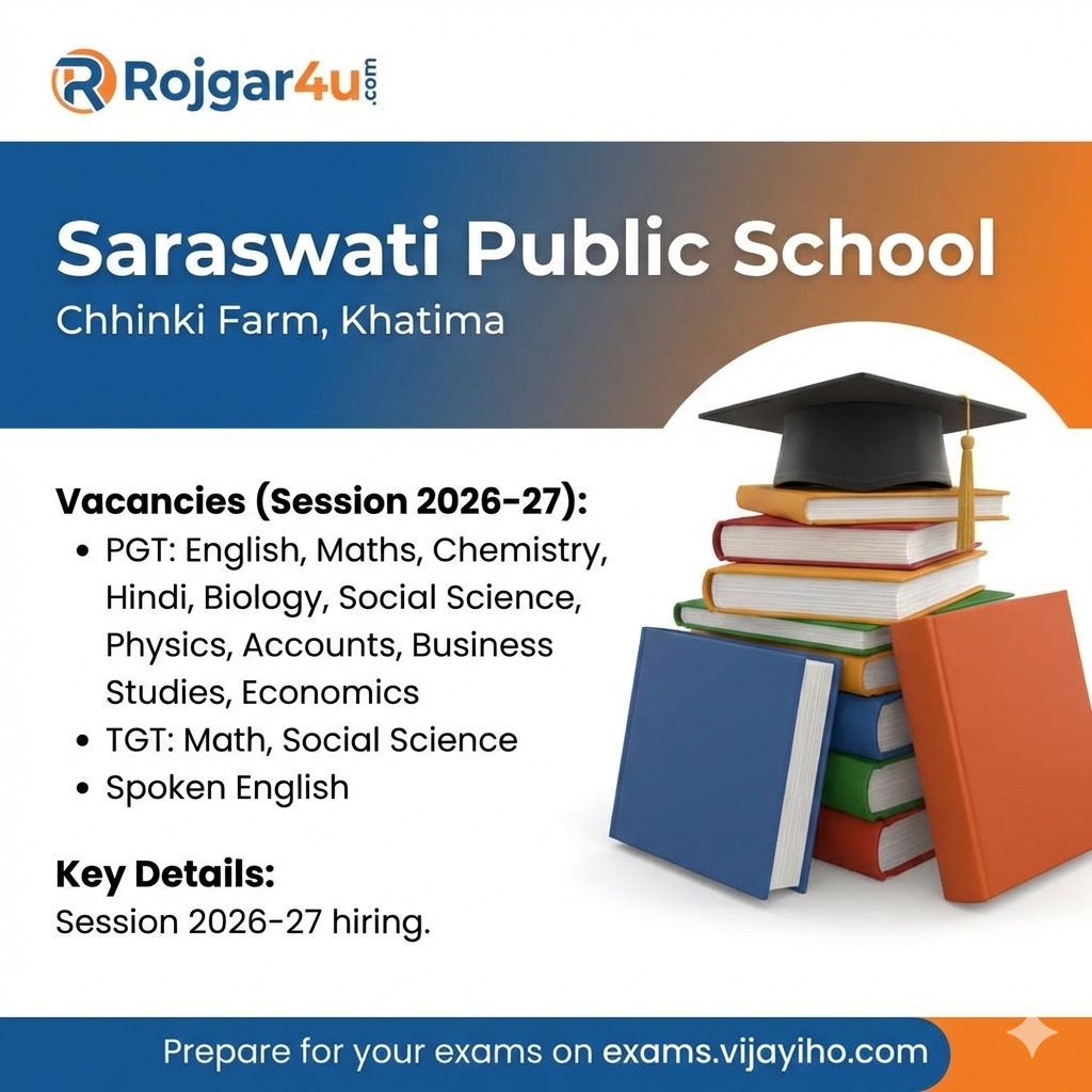 Spoken English Teacher at Saraswati Public School in Khatima image