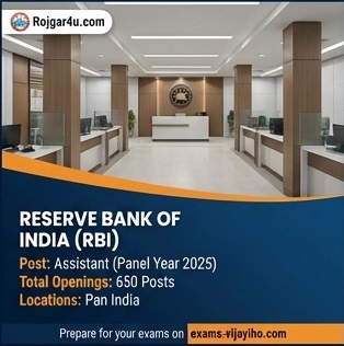 Assistant (PY 2025) at Reserve Bank of India (RBI) in Pan India image