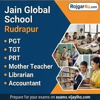 PGT TGT and PRT Teachers at Jain Global School in Rudrapur image