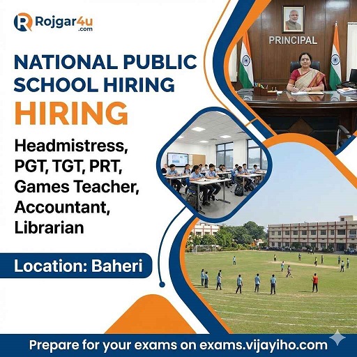 Faculty and Staff Vacancies at National Public School in Baheri image