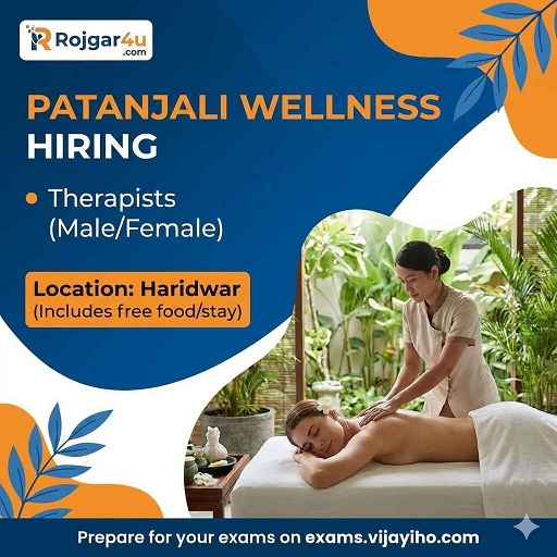 Therapist Training and Employment at Patanjali Wellness in Haridwar image
