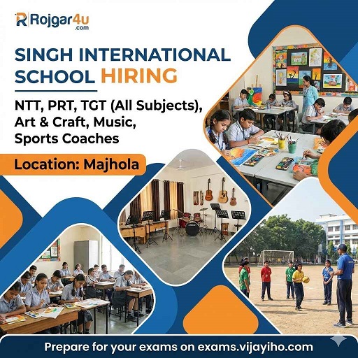 Walk-in Interview at Singh International School in Majhola image