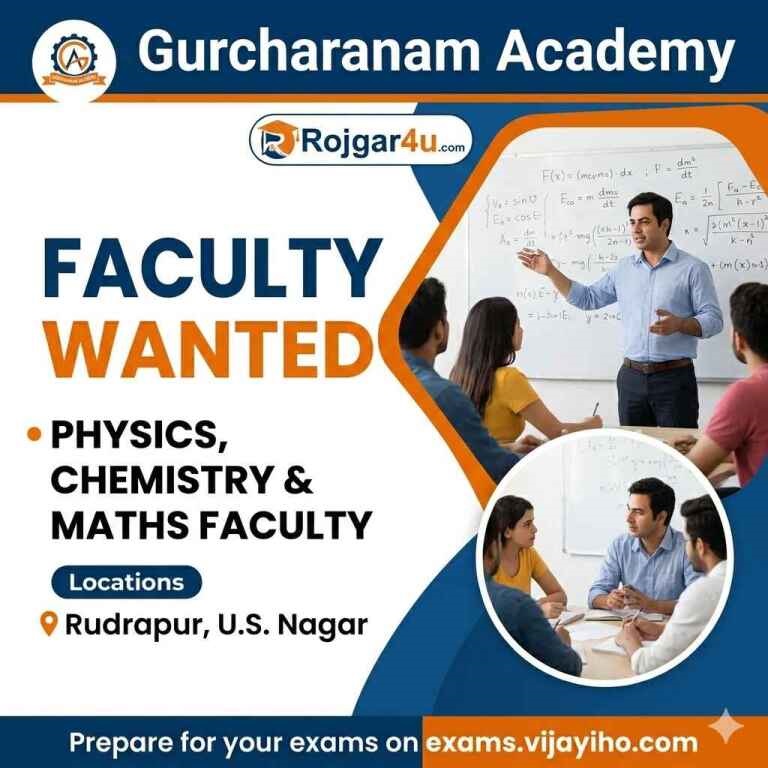 Faculty (Physics, Chemistry, Maths) at Gurcharanam Academy in Rudrapur image