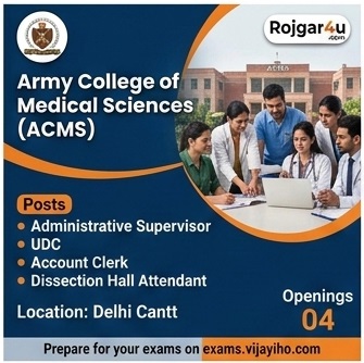 Dissection Hall Attendant (DHA) at Army College of Medical Sciences (ACMS) in Delhi Cantt image