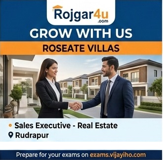 Sales Executive - Real Estate at Roseate Villas in Rudrapur image