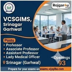 Lady Medical Officer at VCSGIMS in Srinagar Garhwal image